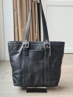 Coach Hampton vintage shopper van leer, Ophalen of Verzenden, Gebruikt, Zwart, Shopper