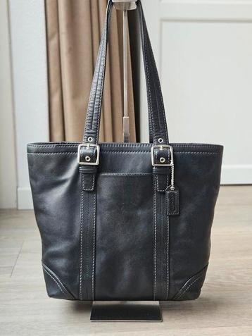 Coach Hampton vintage shopper van leer beschikbaar voor biedingen