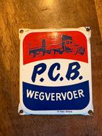 P.C.B emaile reclamebordje, Verzamelen, Ophalen of Verzenden, Reclamebord