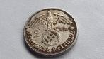 WO2 2 Reichsmark 1939A zilver nazi duitsland 5, Postzegels en Munten, Ophalen of Verzenden, Duitsland, Losse munt, Zilver