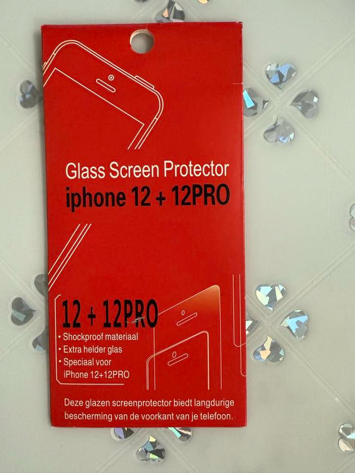 iPhone 12/12 Pro Glazen Screenprotector - Nieuw, Telecommunicatie, Mobiele telefoons | Hoesjes en Frontjes | Apple iPhone, Nieuw