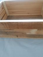 Nieuwe houten kist - opslag of decoratie, Tuin en Terras, Bloembakken en Plantenbakken, Tuin, Minder dan 30 cm, Minder dan 60 cm