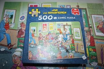 Legpuzzel Jan van Haasteren - At the dentist - 500 stukjes beschikbaar voor biedingen