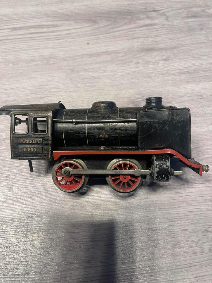 Marklin R 890 locomotief jaren 40 en veel acc.enz., Hobby en Vrije tijd, Modeltreinen | N-Spoor, Zo goed als nieuw, Locomotief
