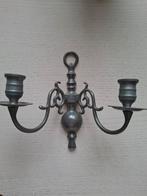 Vintage tinnen kaarsen houder voor aan de muur, Ophalen of Verzenden, Zo goed als nieuw, Overige materialen, Minder dan 25 cm