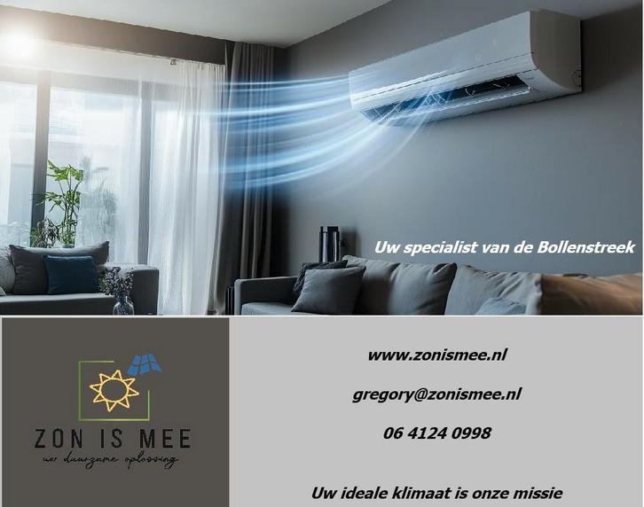 Airco met installatie - Zon Is Mee, Witgoed en Apparatuur, Airco's, Nieuw, Wandairco, Koelen en Ontvochtigen, Ventileren, Verwarmen