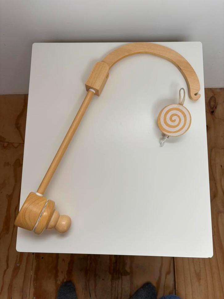 Sevi box mobielhouder van hout met Mozart muziek, Kinderen en Baby's, Boxen, Zo goed als nieuw, Rond, Ophalen of Verzenden