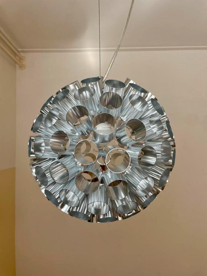 Space age hanglamp Kenwell stijl, Huis en Inrichting, Lampen | Plafondlampen, Zo goed als nieuw, Ophalen of Verzenden