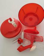 Tupperware Quick Chef hakmolen, garde, mengkom. Rood, Huis en Inrichting, Keuken | Tupperware, Ophalen of Verzenden, Zo goed als nieuw