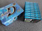 TDK Super D 60 Cassettebandjes - Nieuw in Verpakking, Cd's en Dvd's, Cassettebandjes, 2 t/m 25 bandjes, Overige genres, Ophalen of Verzenden