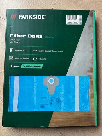 NIEUW: Parkside herbruikbare filterzak PFBE 30 A1 beschikbaar voor biedingen