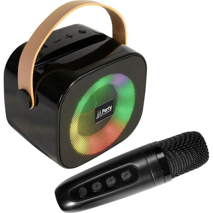Kleine karaoke set met Bluetooth, USB, microSD en microfoon, Audio, Tv en Foto, Karaoke-apparatuur, Nieuw, Ophalen of Verzenden