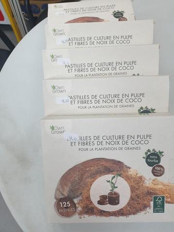Cocos Tabletten voor Zaaien - 125 Stuks beschikbaar voor biedingen