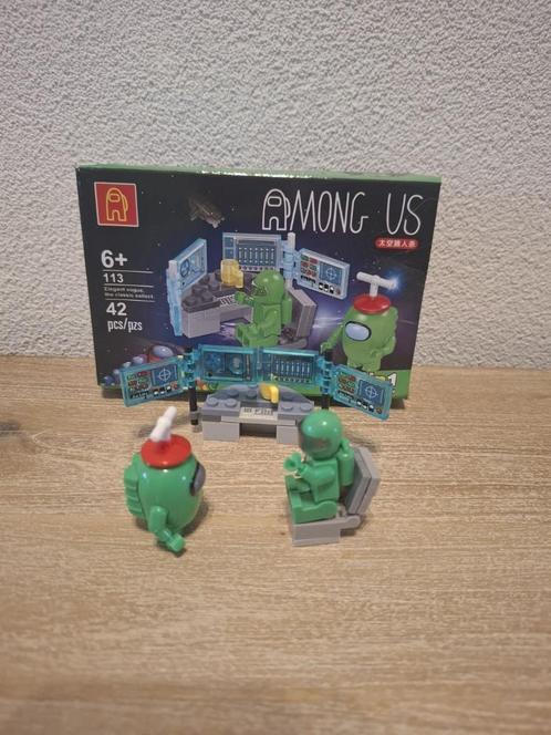 Brickset van figuur Among Us (soort Lego), Kinderen en Baby's, Speelgoed | Bouwstenen, Overige merken, Ophalen of Verzenden