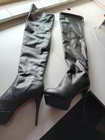 Sexy leatherlook overknee laarzen, Ophalen of Verzenden, Hoge laarzen, Zo goed als nieuw, Zwart
