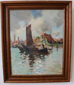 Albert Klein Sprokkelhorst (1887-1968) schilderij Volendam, Ophalen