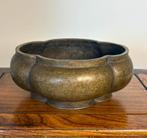 Oude Chinese wierookbrander gestempeld brons, Antiek en Kunst, Antiek | Koper en Brons, Ophalen of Verzenden, Brons