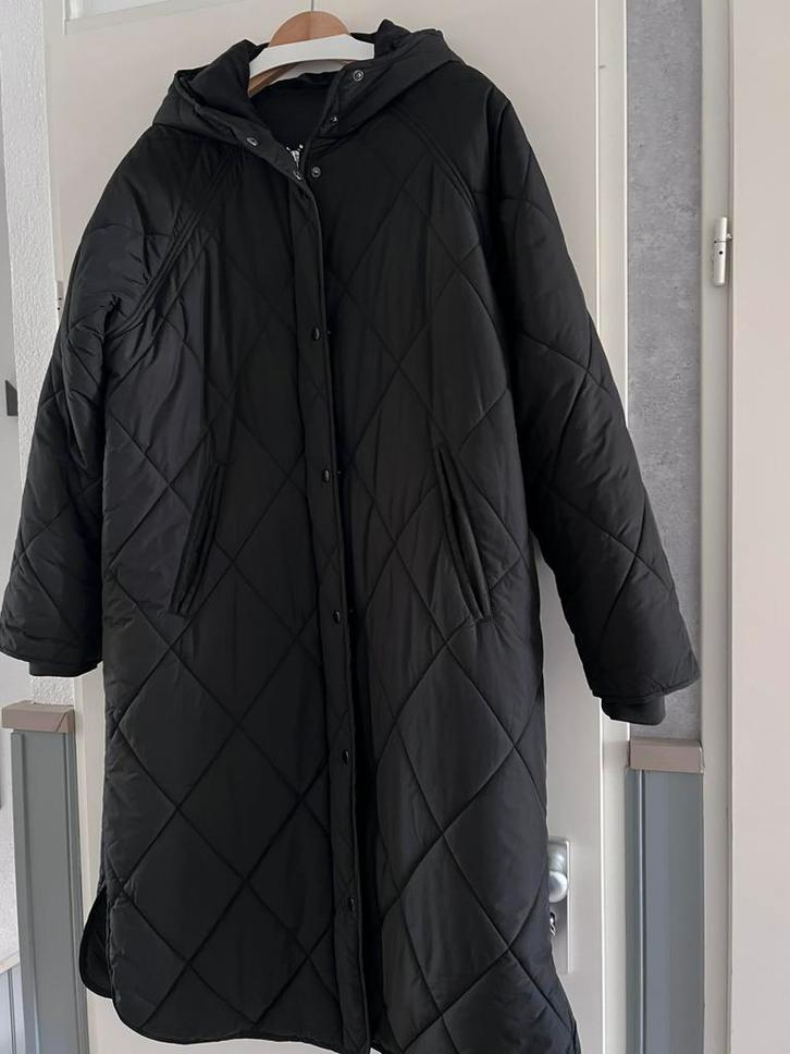 Hema Pippa jas, Kleding | Dames, Jassen | Winter, Gedragen, Maat 42/44 (L), Zwart, Ophalen of Verzenden