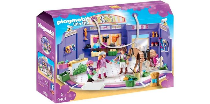 Ruitersportwinkel (9401), Kinderen en Baby's, Speelgoed | Playmobil, Zo goed als nieuw, Complete set, Ophalen