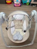 Bo Jungle beige elektrische wipstoel baby, Kinderen en Baby's, Wipstoeltjes, Gebruikt, Schommelstoel, Met gordel(s) of riempje(s)