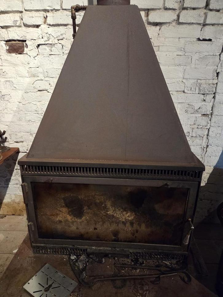 Kachel voor buiten, Huis en Inrichting, Kachels, Gebruikt, Vrijstaand, Houtkachel, Hout, Ophalen