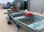 Aluminium Visboot 4.20 met Mariner 5-Pk 4 Takt, Watersport en Boten, Tot 10 pk, Aluminium, Ophalen of Verzenden, Zo goed als nieuw