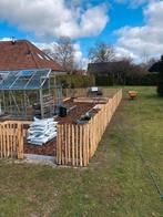 Kastanje hout Friesland schapen hekken palen en poorten, Ophalen, Met poort, Overige typen, Nieuw