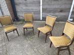 Vintage stoelen, Huis en Inrichting, Stoelen, Twee, Gebruikt, Ophalen of Verzenden, Hout
