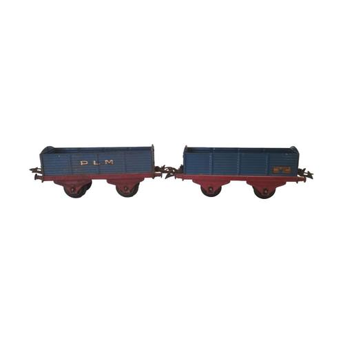 Vintage Franse Hornby open wagons, midden 20e eeuw, Antiek en Kunst, Antiek | Speelgoed, Ophalen of Verzenden