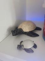 2 stenen schildpadden beeldjes curacao, Verzamelen, Beelden en Beeldjes, Ophalen of Verzenden, Zo goed als nieuw, Dier