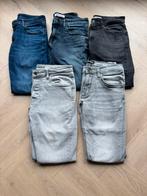 Partij merk spijkerbroeken merkkleding - blauw en grijs ZGAN, Blauw, W32 (confectie 46) of kleiner, Ophalen of Verzenden, Zo goed als nieuw