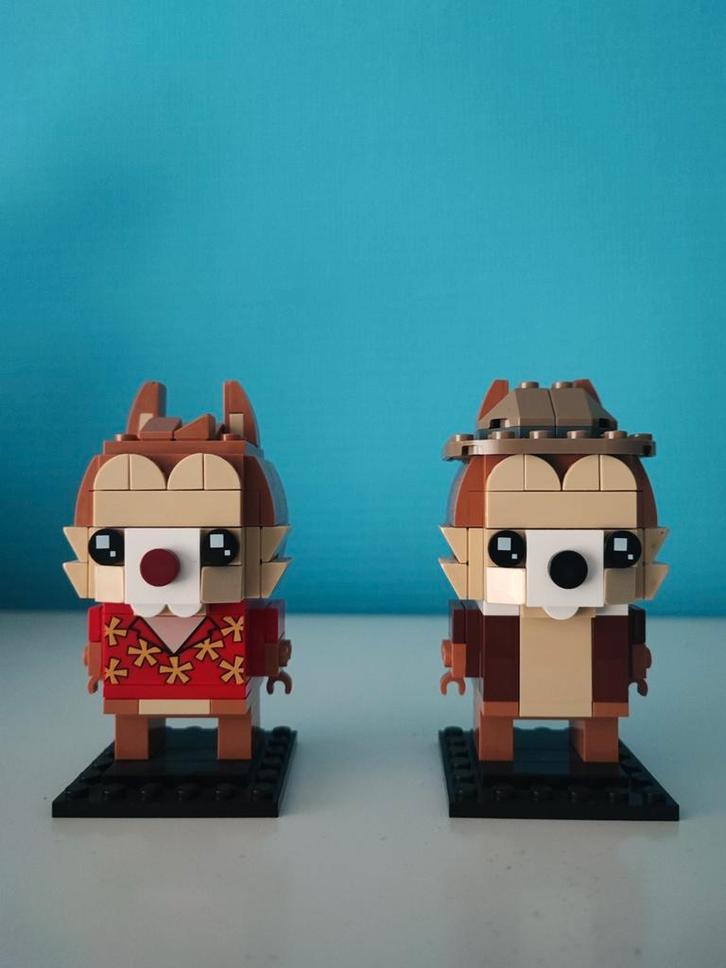 LEGO Brickheadz Knabbel en Babbel (Chip & Dale), Kinderen en Baby's, Speelgoed | Duplo en Lego, Zo goed als nieuw, Lego, Complete set