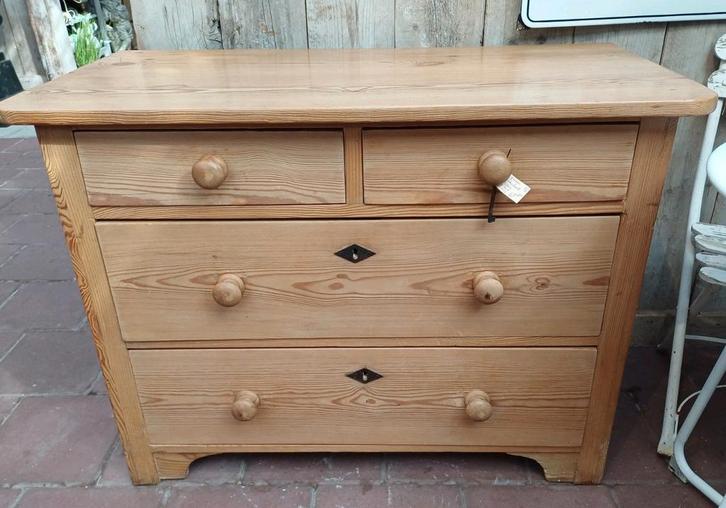 Oud grenen ladenkast, kast, dressoir, oud grenen, lades,, Antiek en Kunst, Curiosa en Brocante, Ophalen