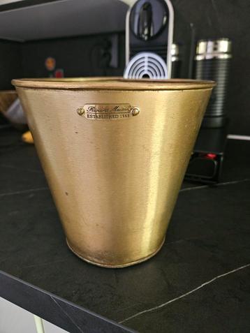 Riviera maison pot / wijn pot / bloem pot goud beschikbaar voor biedingen