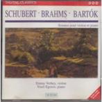cd schubert/Brahms/Bartok: sonaten fur Violine und Piano, Ophalen of Verzenden, Romantiek, Zo goed als nieuw, Kamermuziek