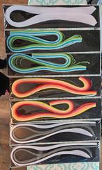 Papierstroken voor quilling en knutselen, 7pakken à100 stuks, Ophalen of Verzenden, Nieuw, Materiaal
