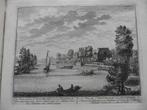 89 Utrecht Buitenplaats Rosendaal Kopergravure 1719, Antiek en Kunst, Kunst | Etsen en Gravures, Ophalen of Verzenden