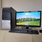 Nette Intel Core PC HDD of SSD Win10 + LCD Incl Win 10, Ophalen of Verzenden, Gebruikt, Met monitor, HDD