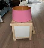 Roze lampenkap, Huis en Inrichting, Lampen | Lampenkappen, Overige kleuren, 25 tot 50 cm, Rond, Ophalen of Verzenden