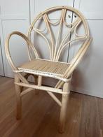 Marokkaanse stoel naturel hout Boho, Bruin, Nieuw, Ophalen of Verzenden, Boho, natural, beach, scandi