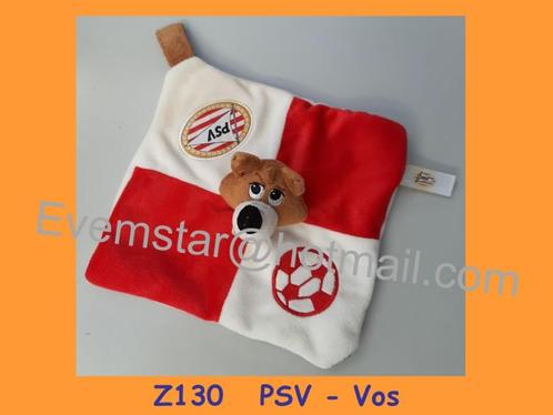 Z130 Vos PSV : rood wit knuffeldoekje vosje Phoxy, Kinderen en Baby's, Speelgoed | Knuffels en Pluche, Zo goed als nieuw, Overige typen
