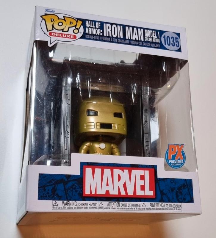 Funko Pop! Iron Man Golden Armor #1035 - Nieuw in doos, Verzamelen, Poppetjes en Figuurtjes, Zo goed als nieuw, Ophalen