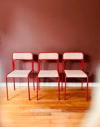 Deens Design Stoelen - Set van 3, Huis en Inrichting, Stoelen, Gebruikt, Drie, Ophalen of Verzenden, Metaal