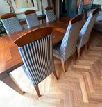 Heldense Eettafel + 6 Stoelen, Huis en Inrichting, Ophalen, Gebruikt, 100 tot 150 cm, Eikenhout