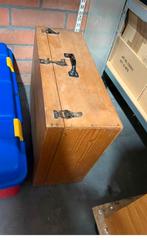 Hele oude kist bewaarkist koffer houten, Ophalen, Zo goed als nieuw, 50 tot 100 cm, Minder dan 50 cm