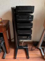 Cyrus Muziekinstallatie met Boxen en Standaard, Gebruikt, 60 tot 120 watt, Front, Rear of Stereo speakers, Ophalen