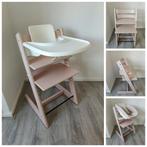 Stokke Tripp Trapp serene pink+babyset,kussen,tray,newborn, Kinderen en Baby's, Kinderstoelen, Stoelverkleiner, Ophalen of Verzenden