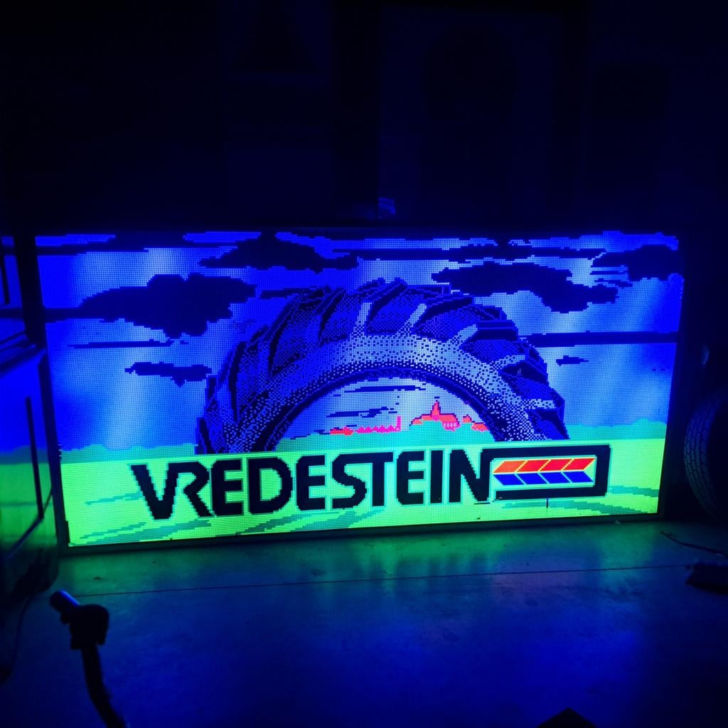 Vredestein Agri lichtbak Xxl, Verzamelen, Merken en Reclamevoorwerpen, Ophalen, Gebruikt, Lichtbak of (neon) lamp