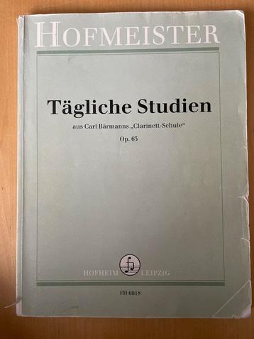 Carl Bärmann - Tägliche Studien Klarinet Op. 63 beschikbaar voor biedingen