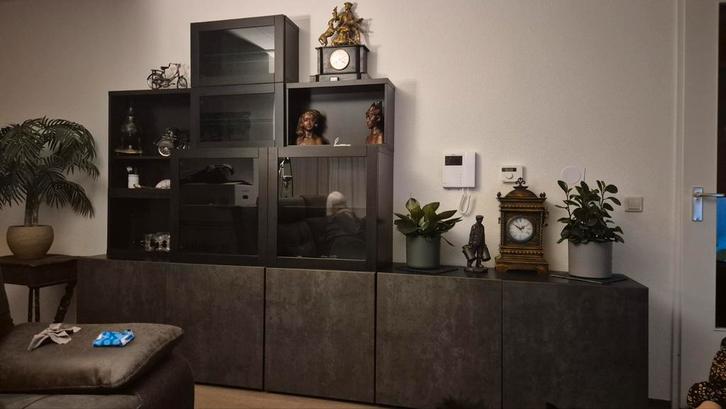 Ikea wandkast 300 breed 210 hoog zelf in te delen, Huis en Inrichting, Kasten | Vitrinekasten, Gebruikt, 200 cm of meer, 200 cm of meer